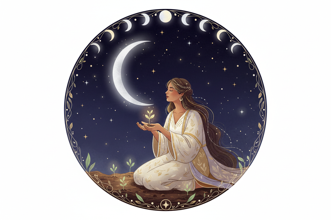 Waxing Crescent Moon Ritual: How to Nurture Your Intentions in the Growing Light Nicole's ritual universe