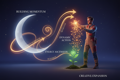 Waxing Moon: Building Momentum & Taking Action