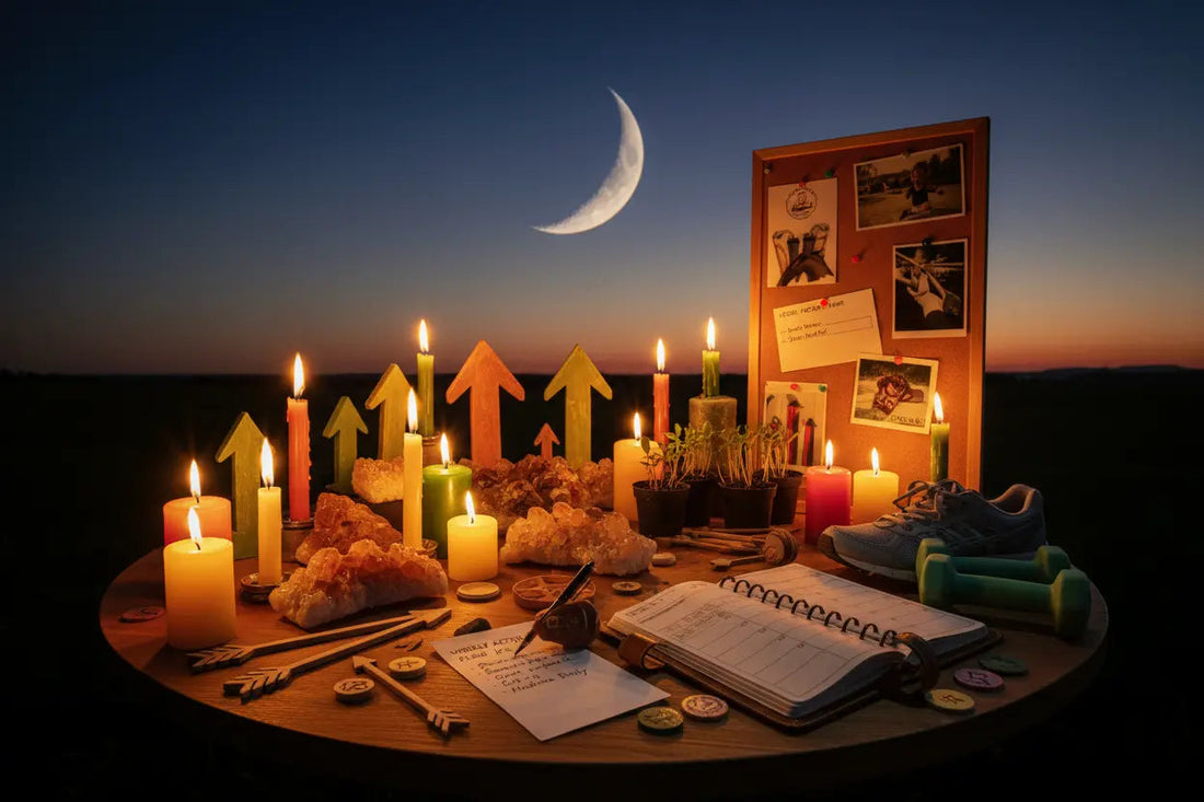 Waxing Moon Rituals: Building Momentum & Taking Action - Nicole's ritual universe