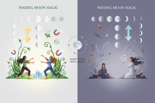 Waxing vs Waning Moon: When to Do What Magic