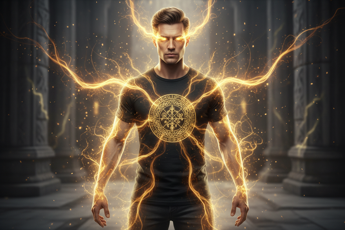 Wearing Sigil T-Shirt Daily Changed My Energy - Nicole's ritual universe