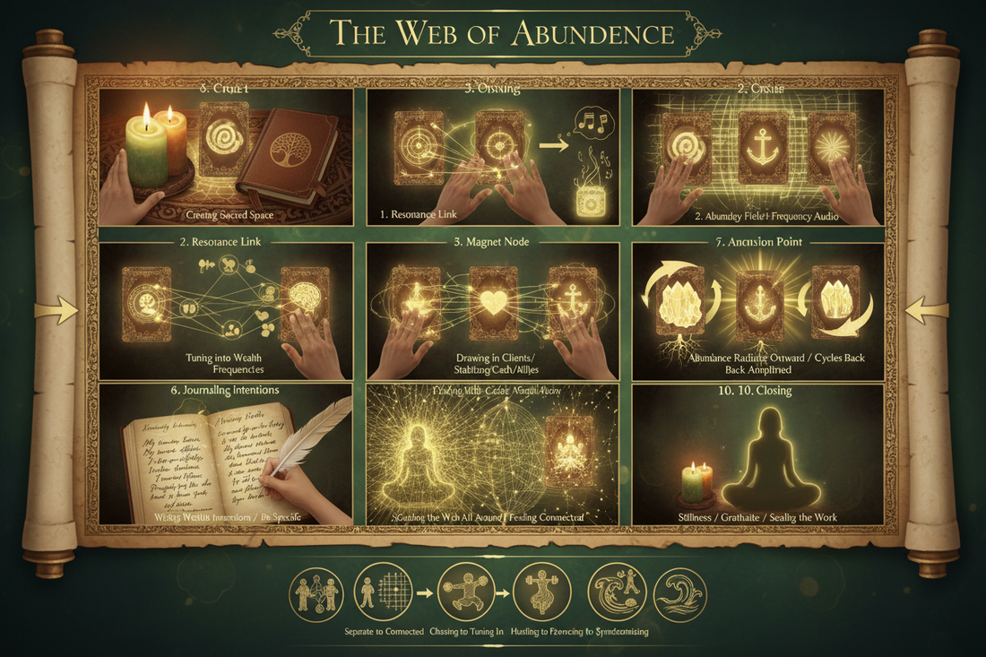 How to Connect to the Web of Abundance: Step-by-Step Tutorial - Nicole's ritual universe