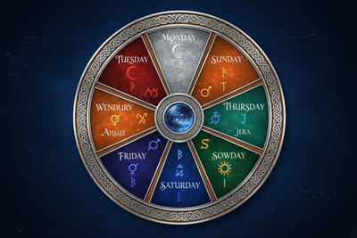 Weekly Ritual Cycle: Planetary Days + Rune Work