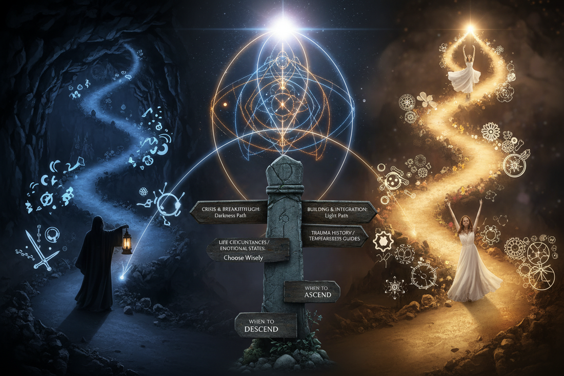 When to Use Light Path vs When to Use Darkness Path: A Practical Guide - Nicole's ritual universe