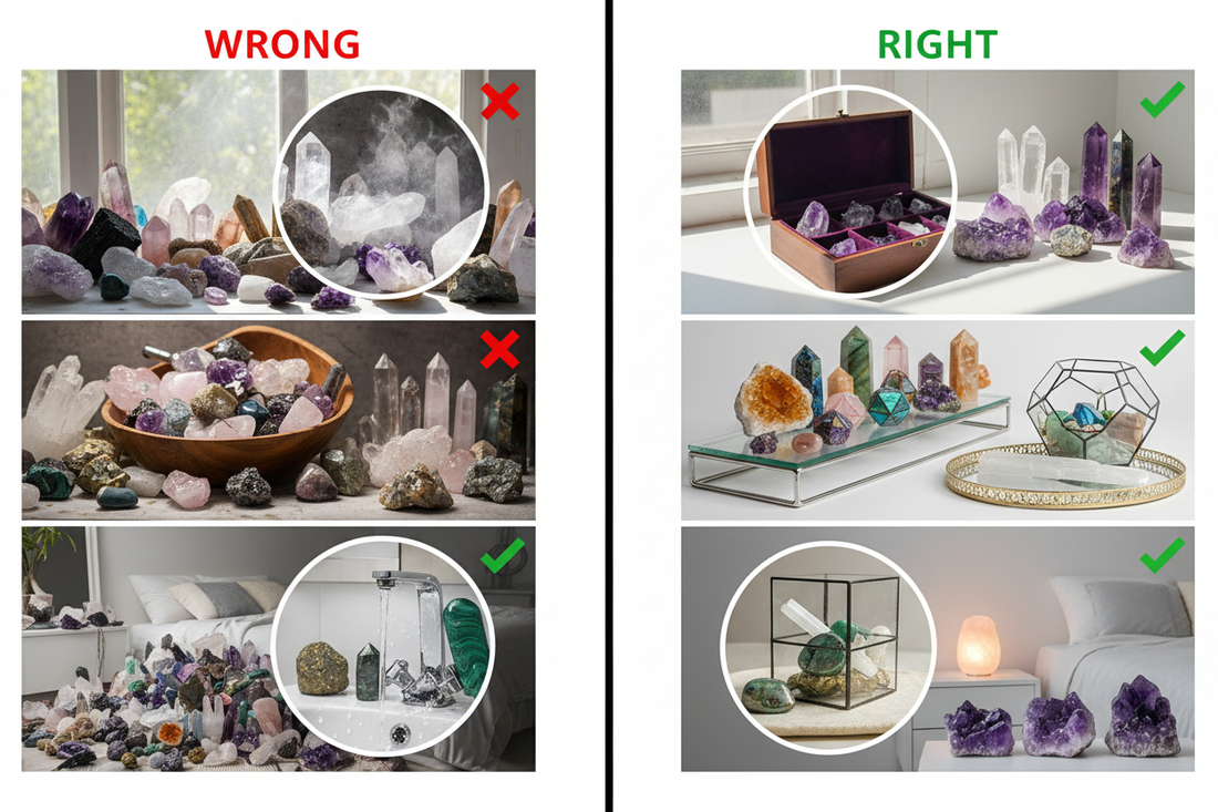 Where NOT to Put Crystals at Home