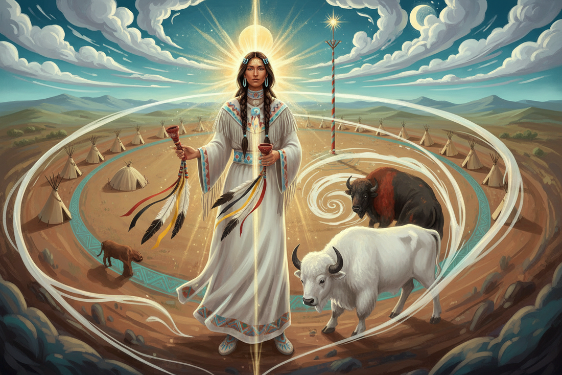 Lakota Rituals Lakota White Buffalo Calf Woman - Sacred Pipe & Seven Rites | Native ...