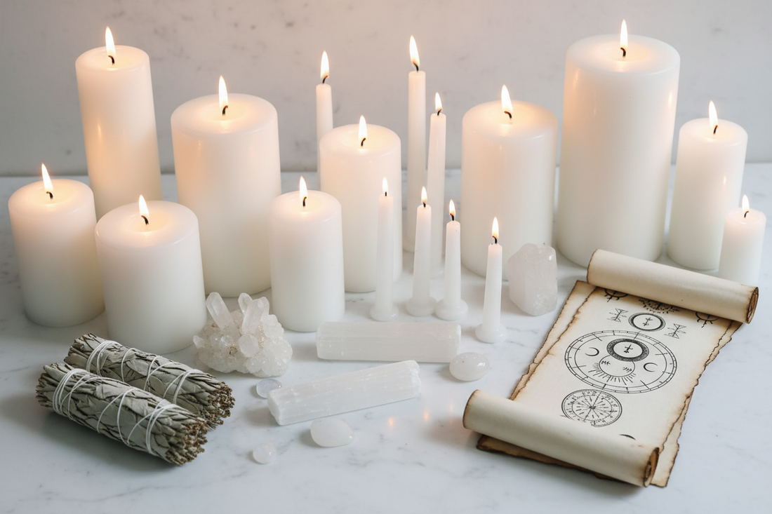 White Candle Spell Recipes: 10 Complete Workings for Purity, Protection & Spiritual Connection
