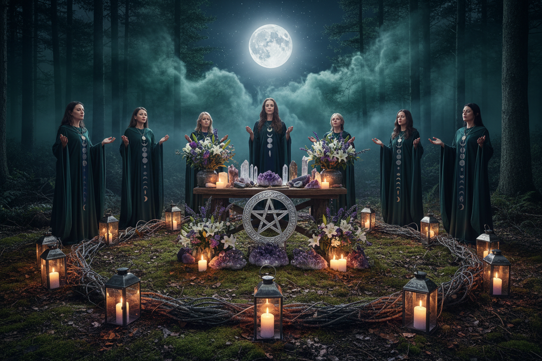 Wiccan & Modern Pagan Rituals: Sacred Circle, Esbat, Sabbat & Spellwork