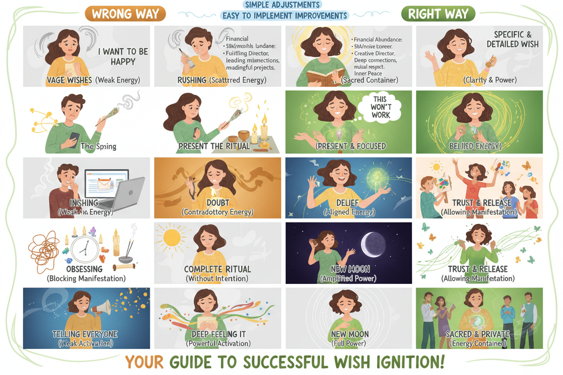 Wish Ignition for Beginners: Common Mistakes to Avoid - Nicole's ritual universe