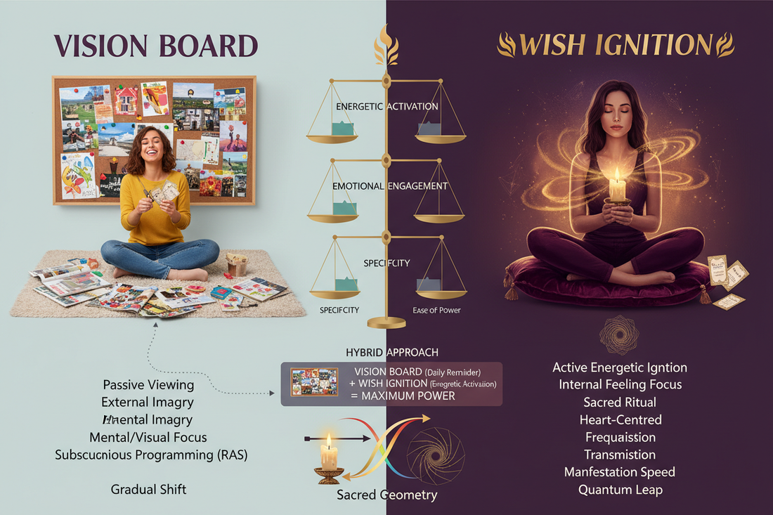 Wish Ignition vs Vision Board: Which is More Powerful? - Nicole's ritual universe