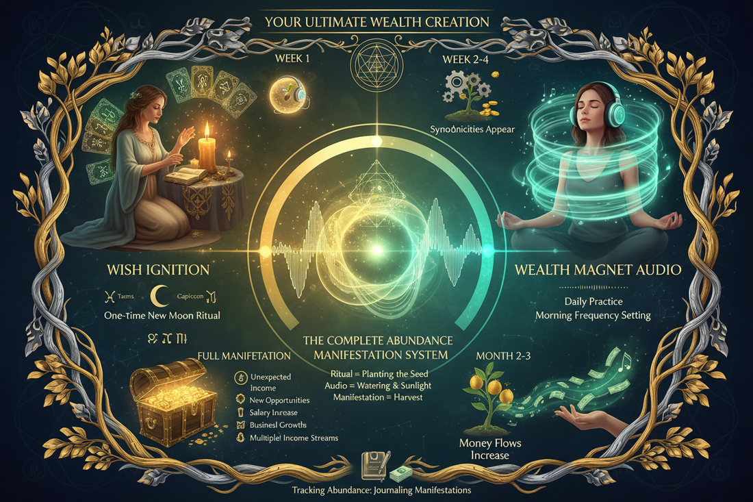 Wish Ignition + Wealth Magnet Audio: Manifestation System - Nicole's ritual universe