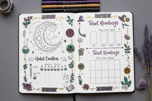 Witch Bullet Journal Ideas: Magical Planning