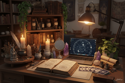 Witch Desk Setup: Magical Workspace Design