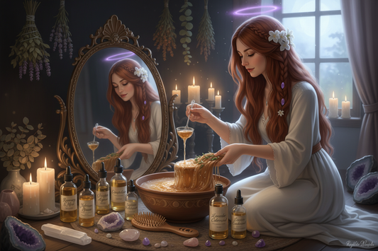 Witch Hair Rituals: Crown Chakra Magic