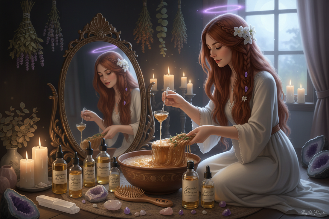 Witch Hair Rituals: Crown Chakra Magic - Nicole's ritual universe
