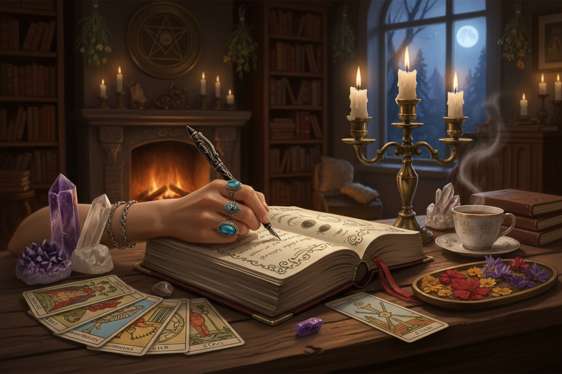 Witch Journaling Routine: Grimoire Documentation