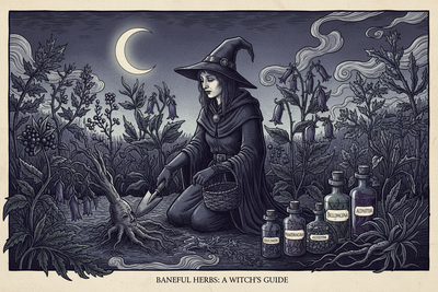 Witchcraft Herbs Belladonna Mandrake Baneful Plants