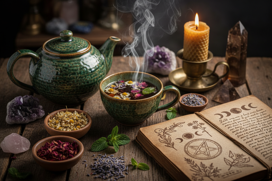 Witch's Tea Blends by Intention: Love, Money, Protection & Psychic