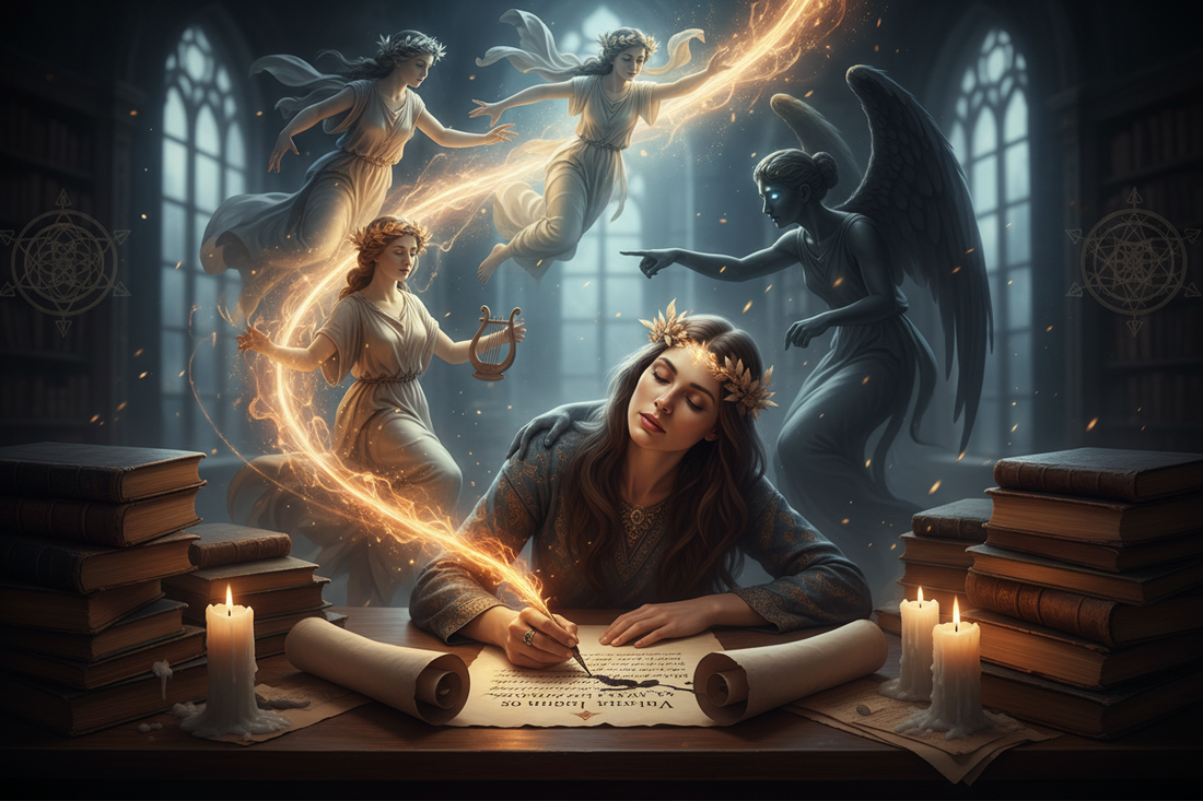 The Writer as Channel: Inspiration, Muses, and Creative Possession - Nicole's ritual universe