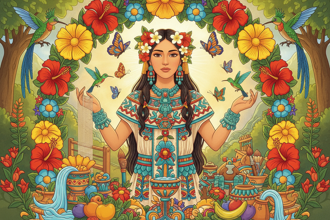 Xochiquetzal: Aztec Flower Goddess - Nicole's ritual universe