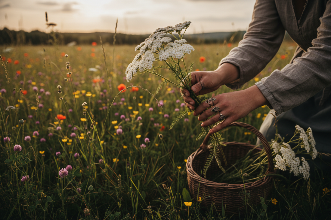 Yarrow Growing, Foraging & Harvesting: Witch's Complete Guide