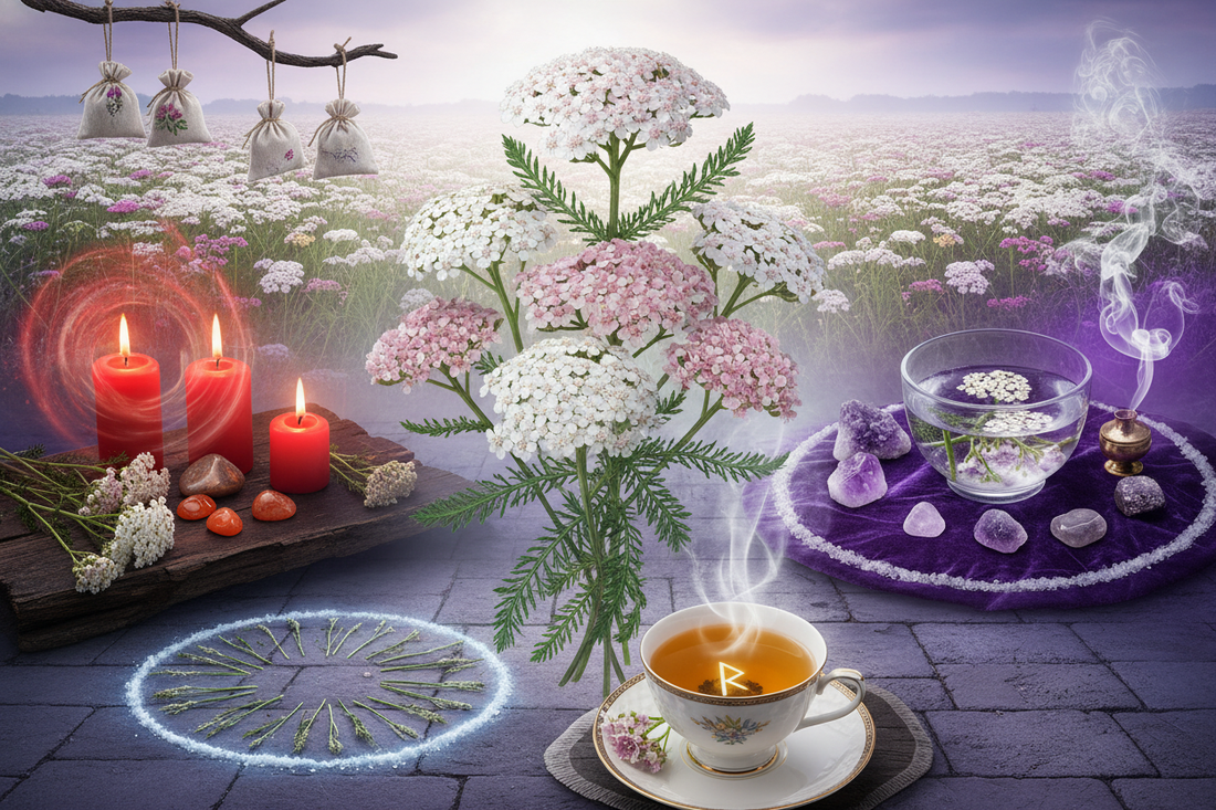 Yarrow Magic: Courage, Psychic Power & Boundaries - Nicole's ritual universe