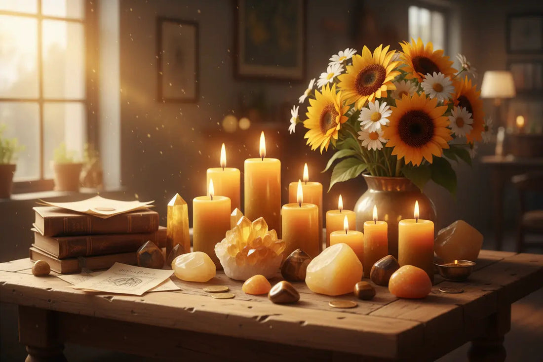 Yellow Candle Magic: Success, Confidence & Mental Clarity - Nicole's ritual universe