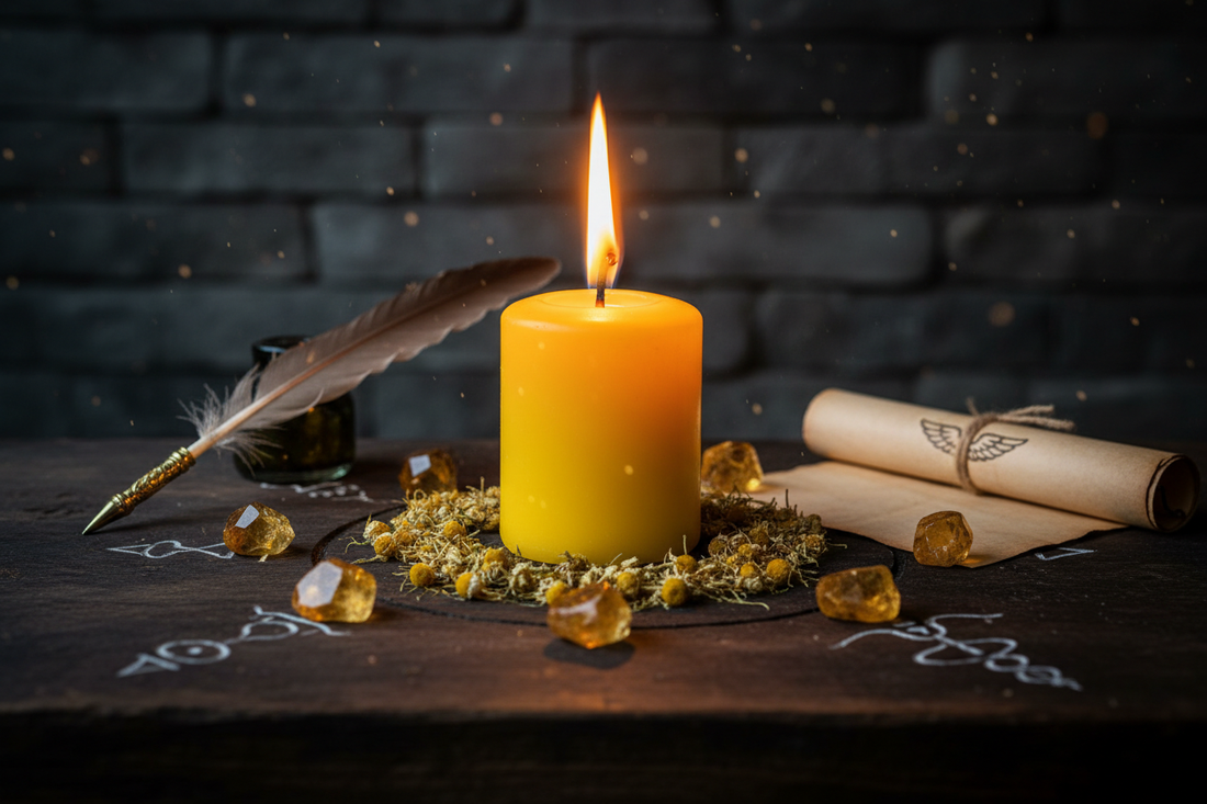 Yellow Candle & Mercury Magic: Communication, Intelligence & Swift Results