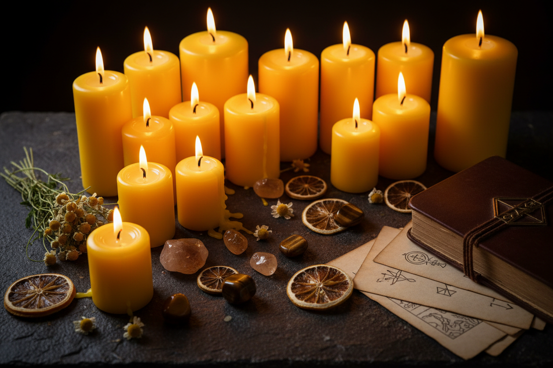 Yellow Candle Spell Recipes: 10 Complete Workings for Mind, Clarity & Success