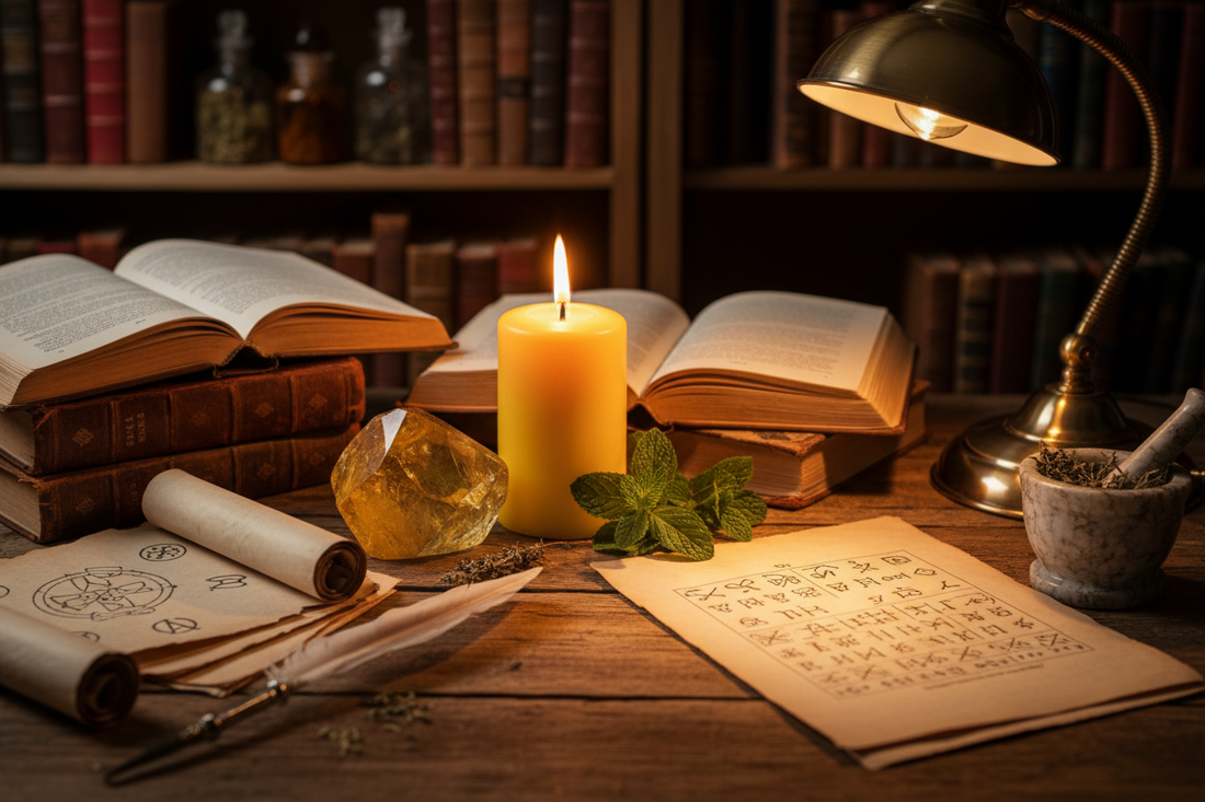 Yellow Candle Magic for Study, Learning & Exam Success