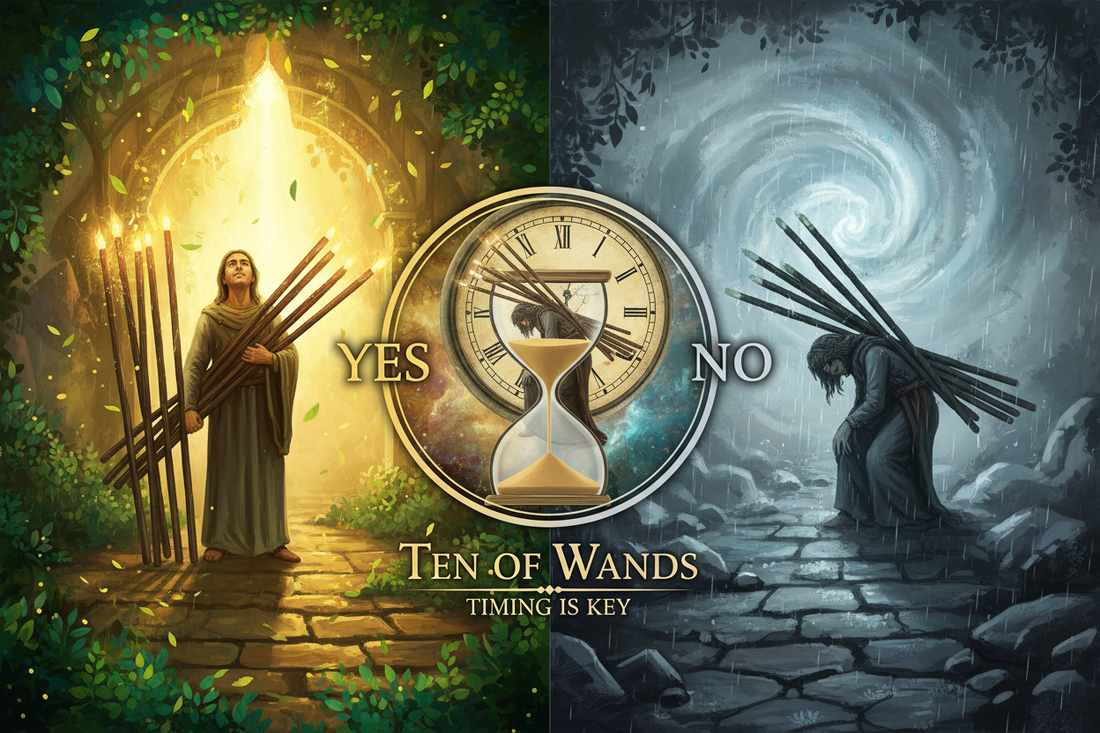 Ten of Wands Yes or No? (Plus Timing Predictions) - Nicole's ritual universe