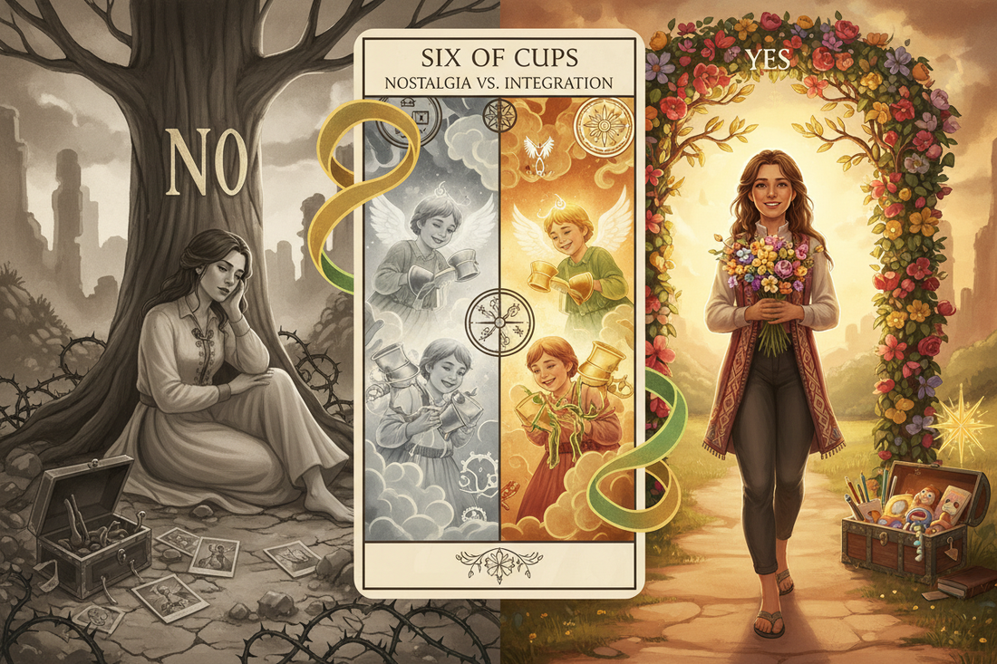 Six of Cups Yes or No? (Plus Timing Predictions) - Nicole's ritual universe