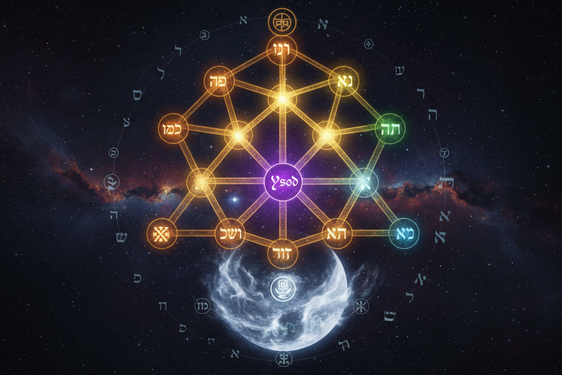 Yesod's Position on the Tree of Life: The Radiant Center of the Middle Pillar