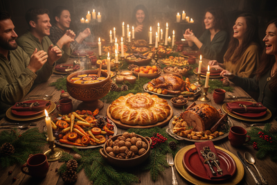 Yule Light Path Feast: Celebrating with Food