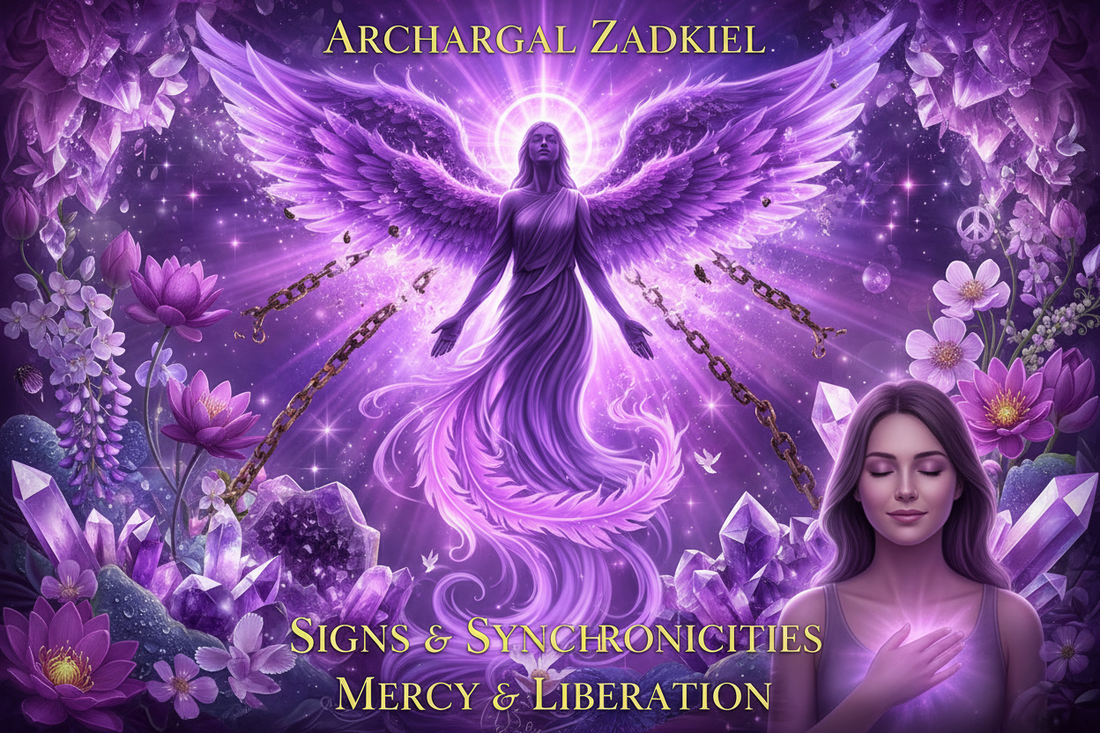 Archangel Zadkiel Signs & Messages - Nicole's ritual universe