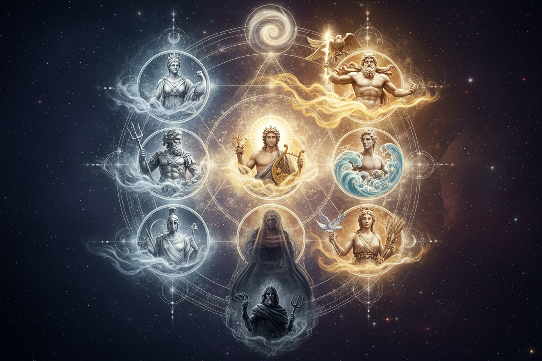 Zeus to Hades: Mapping Greek Gods to Kabbalistic Pillars