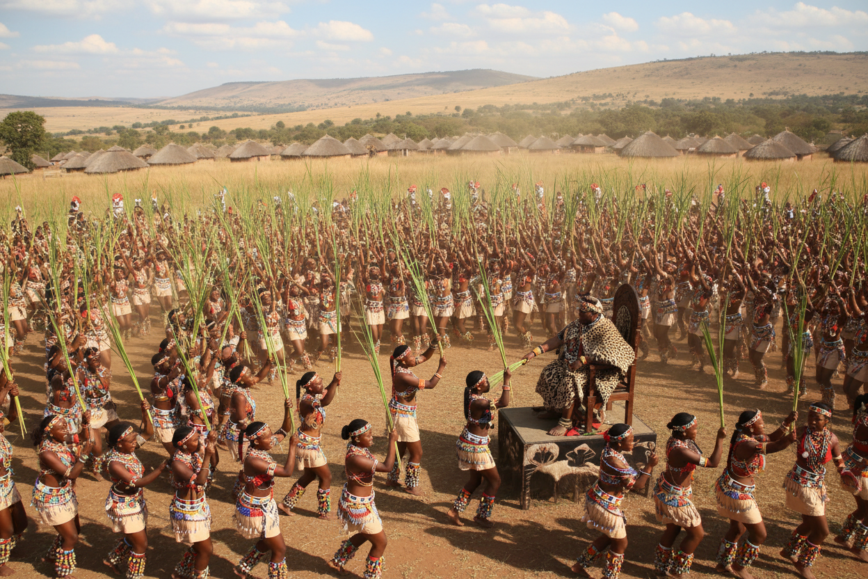Umkhosi Womhlanga Zulu Reed Dance Virginity Celebration Reed umkhosi-womhlanga-zulu-reed-dance-virginity-celebration-reed