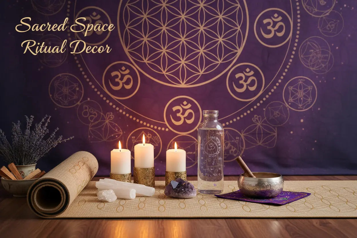 Sacred Space Ritual Decor Banner