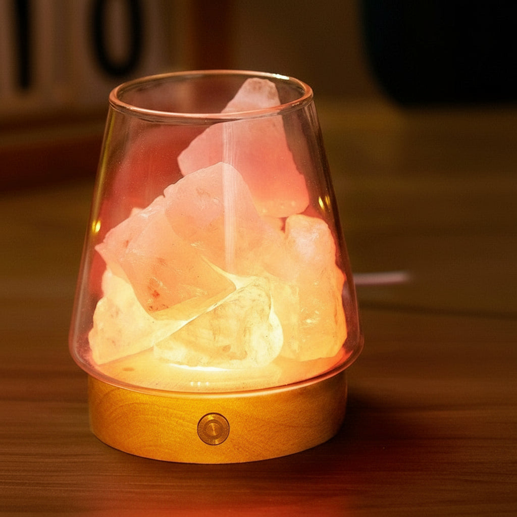 Aromatherapy Essential Oil Crystal Stone Salt Lamp