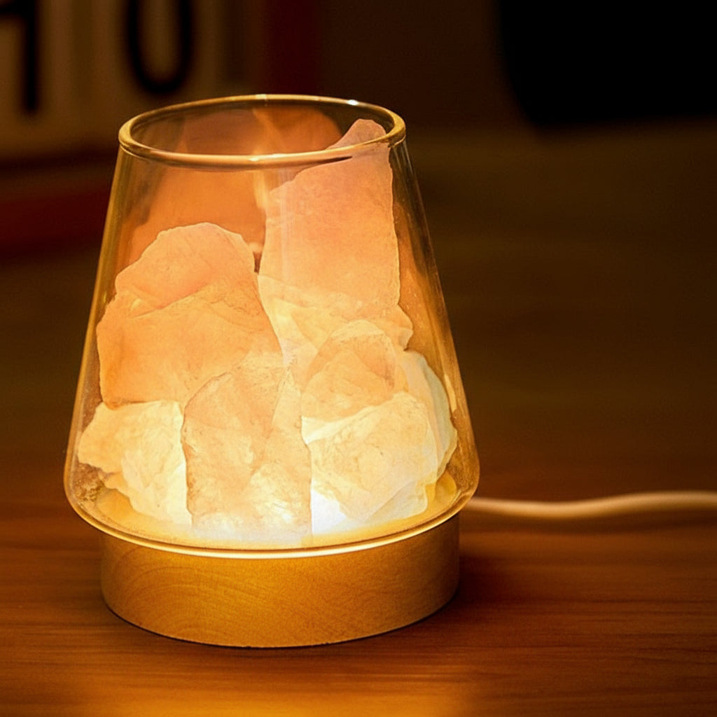 Aromatherapy Essential Oil Crystal Stone Salt Lamp
