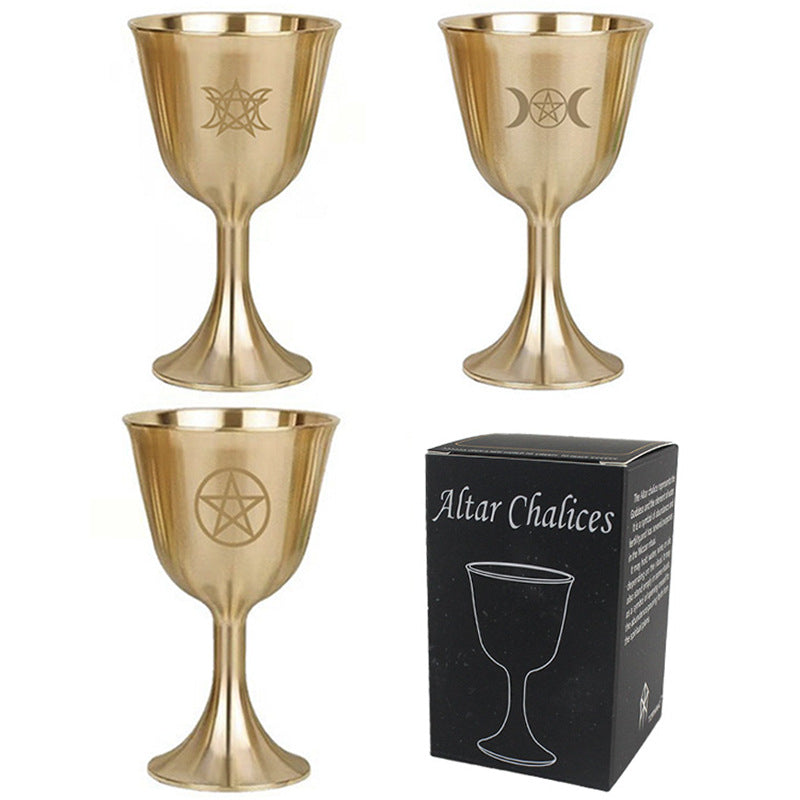 Three-Phase Moon Pentagram Ornament Cup Water Element