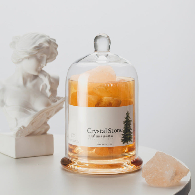 Orange Natural Crystal Stone Aromatherapy Gift Box