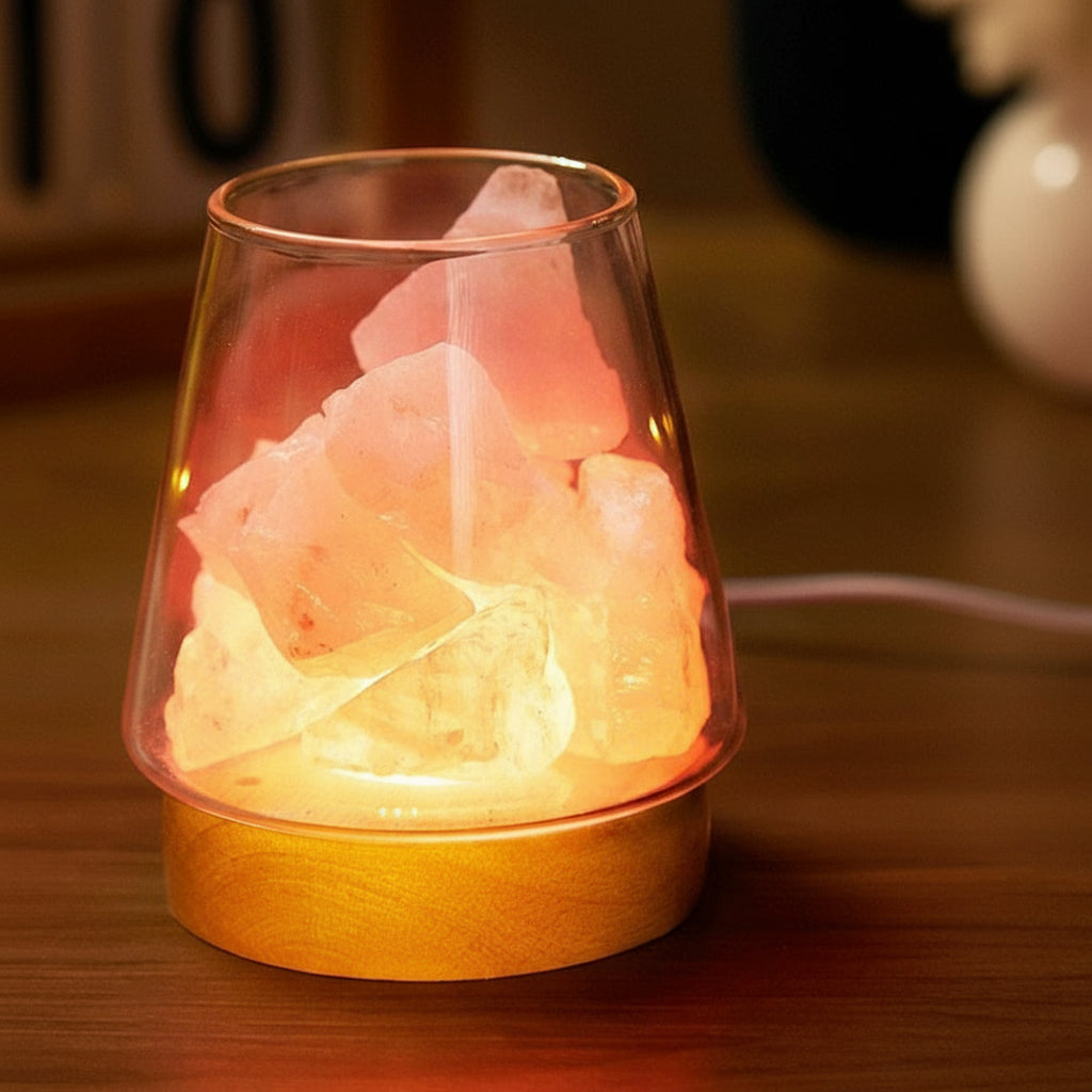 Aromatherapy Essential Oil Crystal Stone Salt Lamp