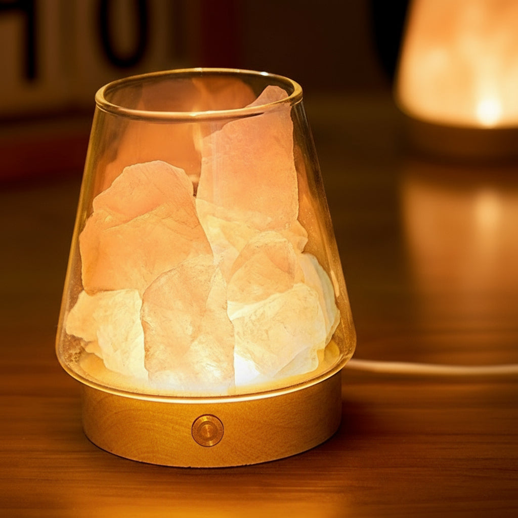 Aromatherapy Essential Oil Crystal Stone Salt Lamp