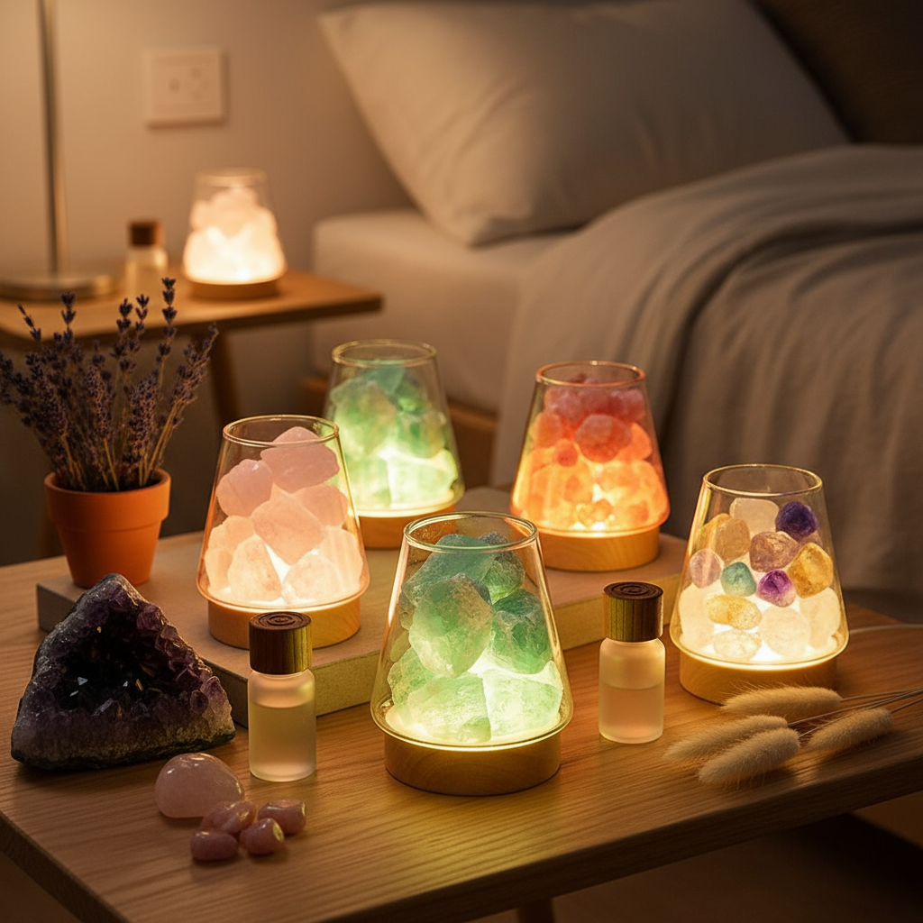 水晶盐灯产品场景图