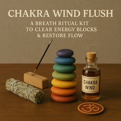 Chakra Wind Flush · A Breath-Based Ritual Kit for Energetic Release
