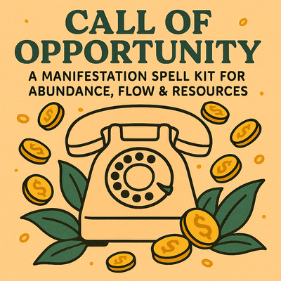 Call of Opportunity · A Manifestation Spell Kit for Abundance, Flow & Resources