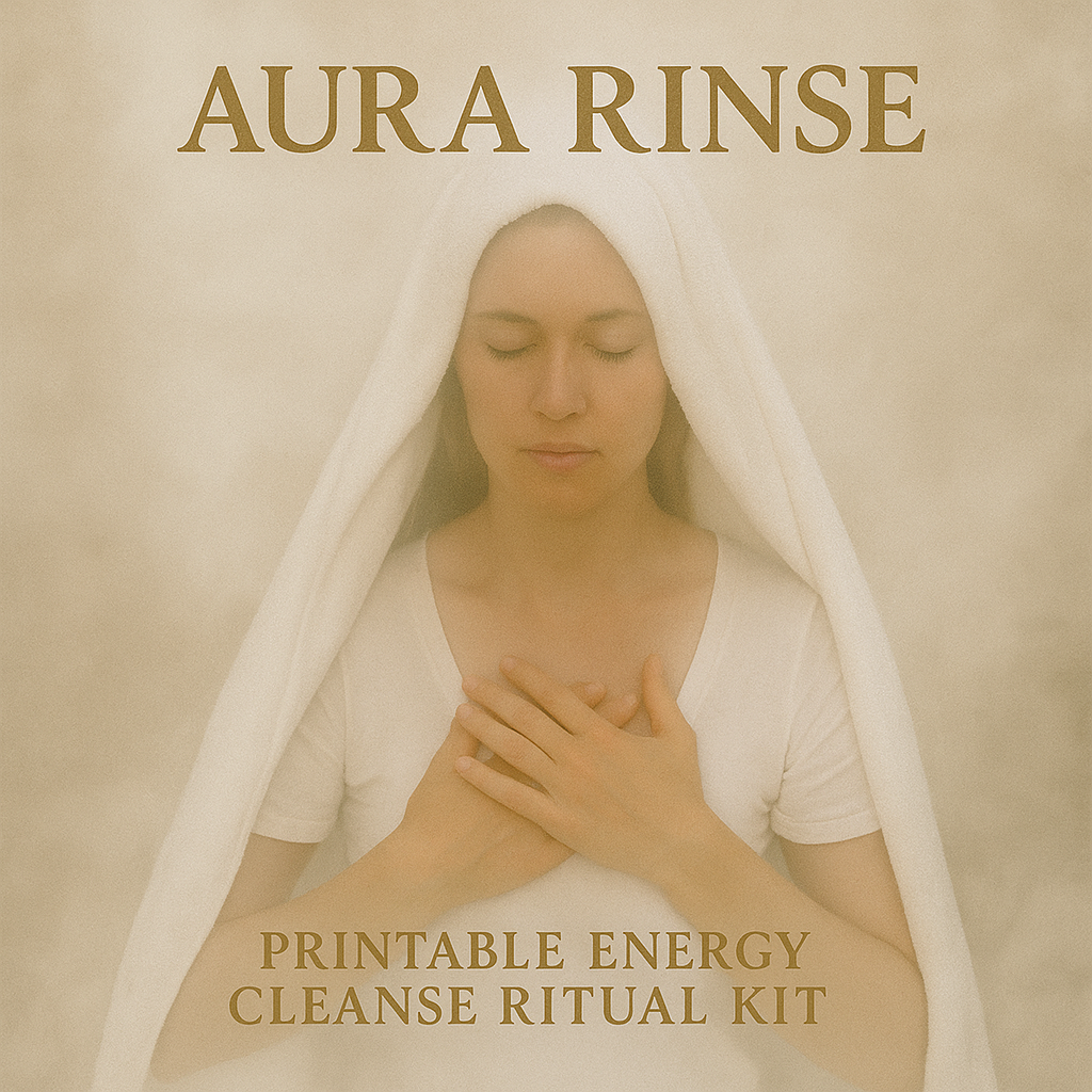 Aura Rinse · Printable Energy Cleanse Ritual Kit