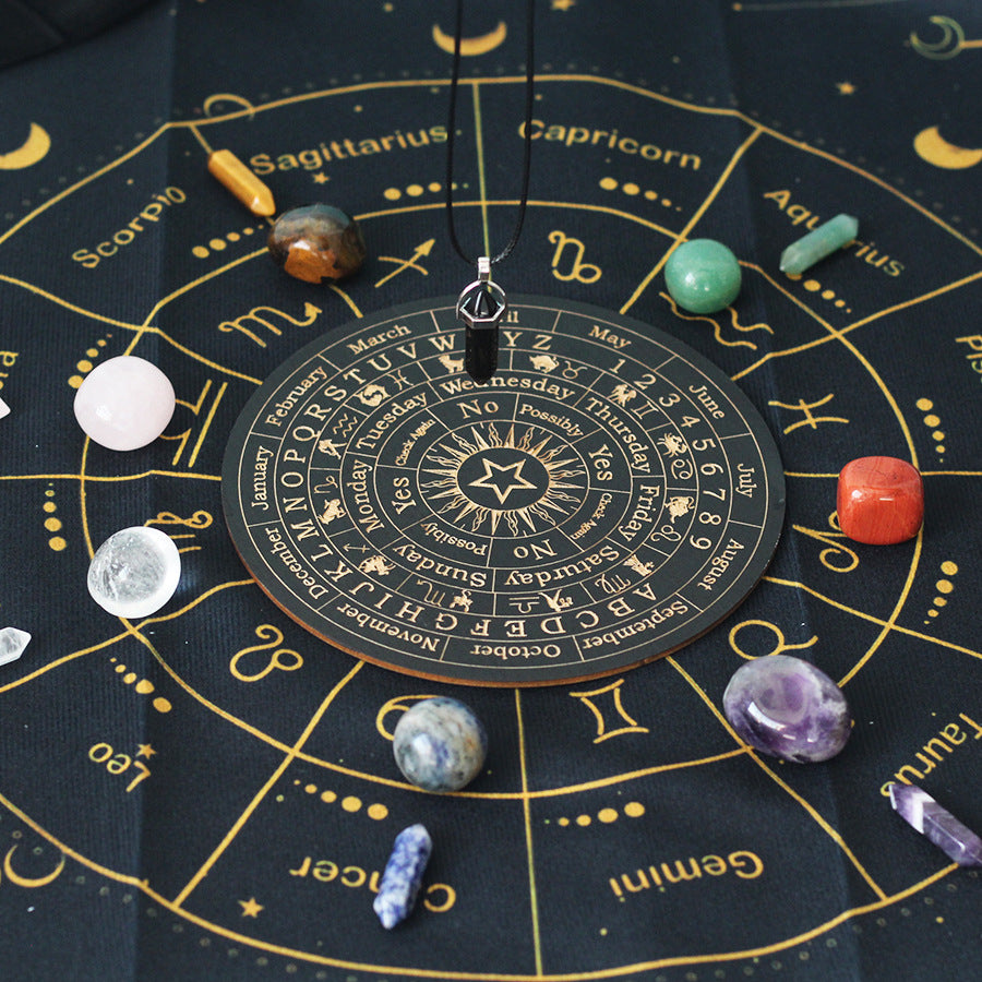 Witchcraft Kit Natural Crystal Rough Dried Flowers and Herbal Crystal Magic Set 55pcs