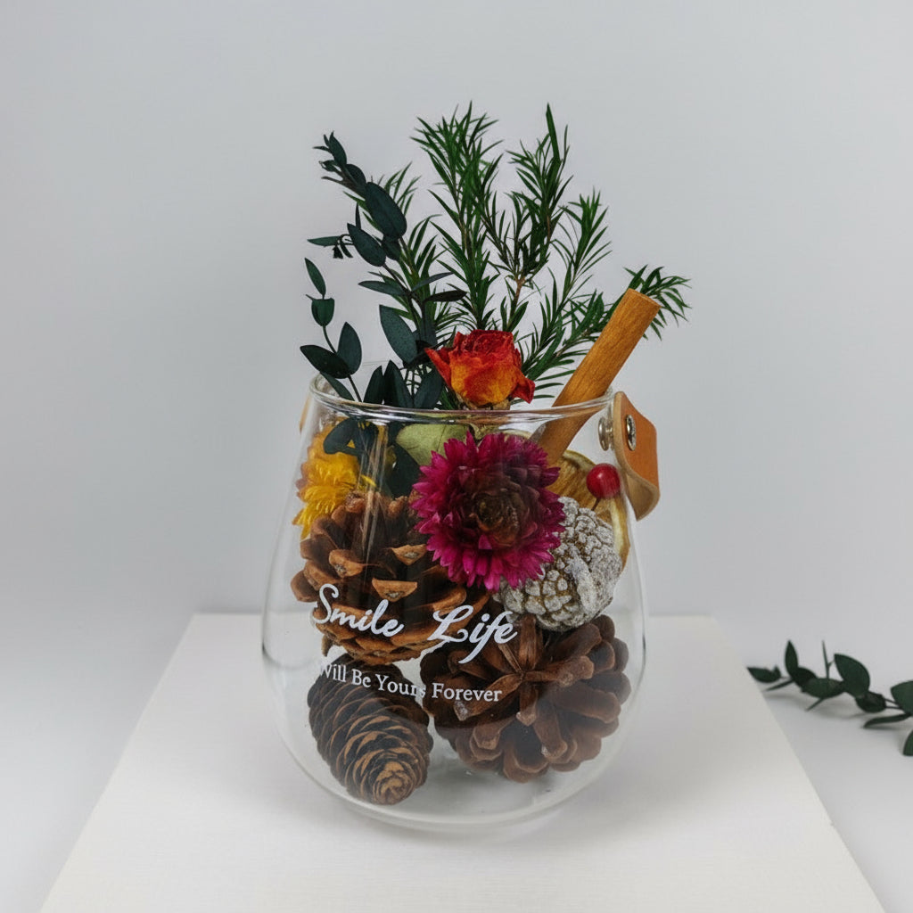 Aromatherapy Cinnamon Flameless Essential Oil Portable Leather Diffuser Cup